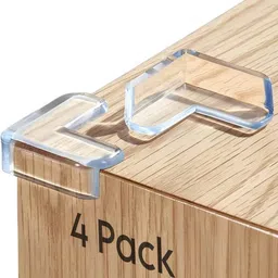 cipzi Pack of 4 Silicone Corner Protectors | Baby Safety Edge Guards for Table-picture-12