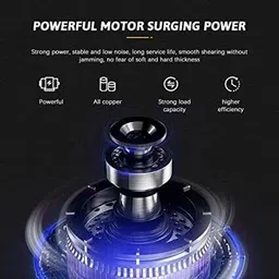 QUBE Hair Trimer For Men & Women Both Use Stylish Profesional Trimmer 180 min Runtime 4 Length Settings image 4