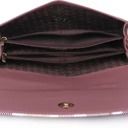 claspnclutch Casual, Formal Maroon, Multicolor Clutch image 5