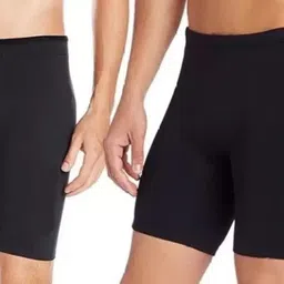 reenax Solid Men Black Tights-picture-14