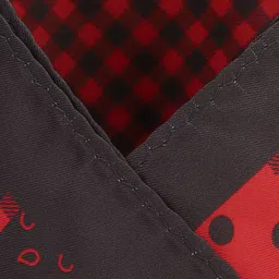 Peter England Men Red Printed Pocket Square image 2