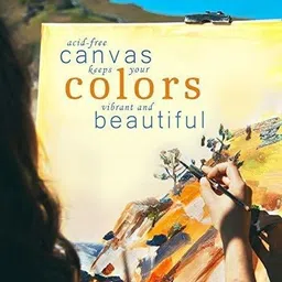 eascan art 52*5 Cotton Medium Grain Canvas Roll (Set of 1) image 3