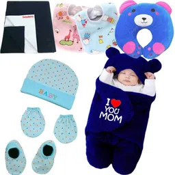 swissberry Gift Set New born combo pack of baby basic daily use gift set-picture-11