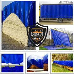 rhinokraft 18ft X 12ft, 170GSM | Premium Water Proof Tirpal Sheet , Rain Saver Tent - For Camping, Construction Sites, Transportation Covers, Garden image 5