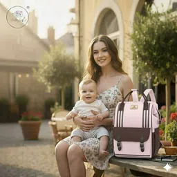 baby holic Baby Diaper Bag for Mothers | Large Capacity Maternity Backpack TRAVELLING DIAPER BAG image 3