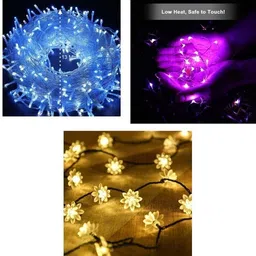 nirvaana 36 LEDs 13 m Multicolor Steady Strip Rice Lights-picture-36