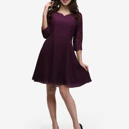 V&M Lace Fit & Flare Dress-picture-21