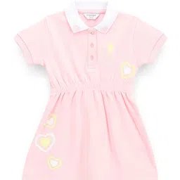 U.S. Polo Assn. Kids Girls Elasticized Waist Cotton T-shirt Dress-picture-29