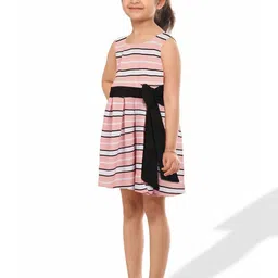 Kids On Board Striped Fit & Flare Dress-picture-37