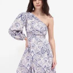 RAREISM One Shoulder Ethnic Motifs-picture-26