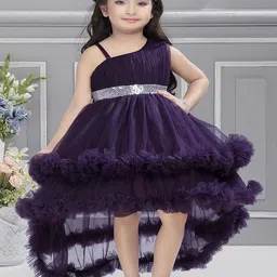 Ministitch Layered Net Empire Dress image 1