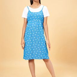 Coolsters by Pantaloons  Girls Polka Dot Printed Shoulder Straps Cotton Pinafore Dress-picture-28
