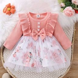 BAESD Floral Printed Ruffles Fit & Flare Dress-picture-11