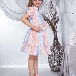 Peppermint Girls Fit & Flare Cotton Dress image 2