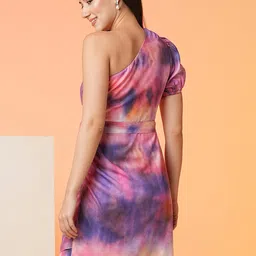 Globus Printed Tie-Ups Fit & Flare Party Dress image 4