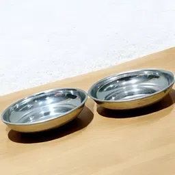 Sigaram Pooja Articles Silver-Toned 2 Pieces German Silver Plates image 5