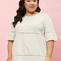 Berrylush Curve Bell Sleeve Empire Top-picture-10