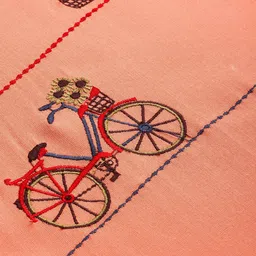 KALINI Floral Embroidered Round Neck Regular Kurta image 4