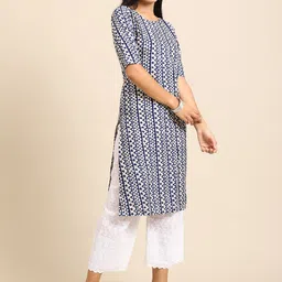 7threads KALINI Women Multicoloured Pack of 2 Digital Printed Straight Kurtas image 2