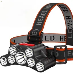 degno 7 LED light headlamp 5 Modes rechargeable head torch waterproof head light Torch-picture-21