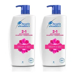 Head & Shoulders Set of 2 Smooth & Silky Anti-Dandruff Shampoo + Conditioner - 1L each-picture-21