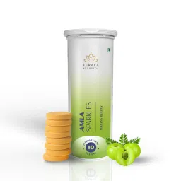 Kerala Ayurveda Amla Sparkles 10 Tablets | Effervescent Tablets | Ageless Beauty | Healthy Skin & Hair | Graceful Ageing | No added Sugar | Vegan Friendly-picture-25