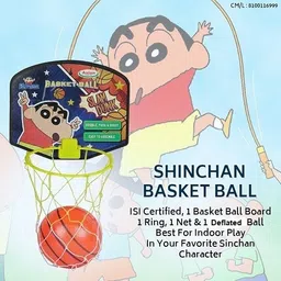 asian Shinchan Basket Ball Kit For Kids Indoor With Ball-picture-18
