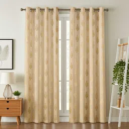 furnado 213.36 cm (7 ft) Window Velvet Room Darkening Curtain (Pack Of 2)-picture-13