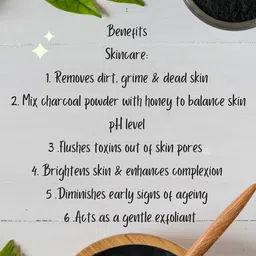 Two & A Bud 100% Natural Activated Charcoal Powder 200 gm image 5