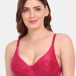 Amour Secret Maroon Underwired Bra-picture-36
