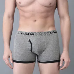 Dollar Bigboss Pack of 10 Combed Cotton Contoured Pouch Support Trunks image 2