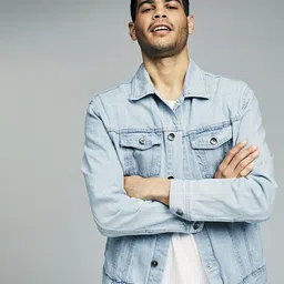 Kotty Graphic Printed Denim Jacket image 3