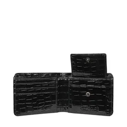 Creature Men Black Textured PU Two Fold Wallet image 5