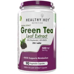HealthyHey Nutrition Natural Green Tea Extract,  90 capsules  Unflavoured -picture-12