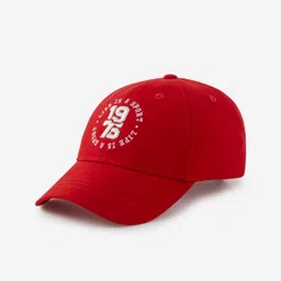 Kids' Unisex Breathable Adjustable Cap - Red-image-73