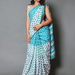 BUTA BUTI Printed Pure Cotton Saree-picture-28