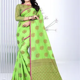 Mitera Floral Floral woven design Saree-image-37
