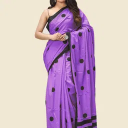 BUTA BUTI Polka Dot Pure Cotton Saree-picture-33