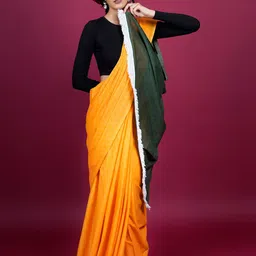 BUTA BUTI Floral Woven Design Pure Cotton Saree-picture-24