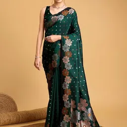 Sanwariya Silk Ethnic Motifs Zari Kanjeevaram Saree-picture-30