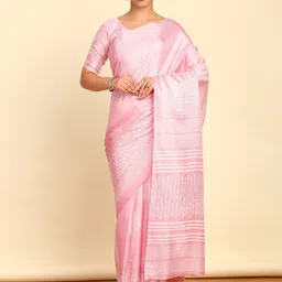 Soch Ethnic Motifs Printed Zari Saree-image-2