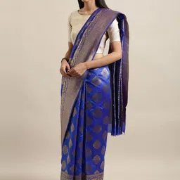 DIVASTRI Woven Design Zari Banarasi Saree-picture-39