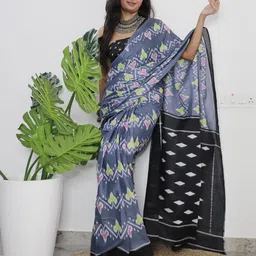 RADHA LAKSHMI Pure Cotton Ikat Saree-image-77