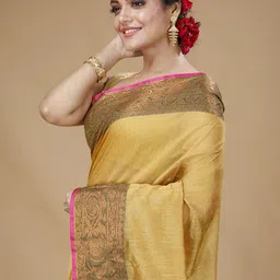 SLAGHA Zari Silk Cotton Saree-image-24