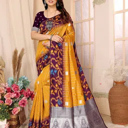 vj fashion Woven Design Zari Banarasi Saree-image-89