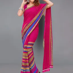 moda rapido ANAND SAREES Geometric Printed Saree image 3