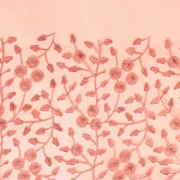 HERE&NOW Floral Chikankari Net Saree image 3