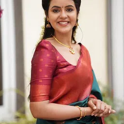 KALINI Ethnic Silk Blend Designer Kanjeevaram Saree image 4