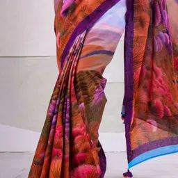 BUTA BUTI Pure Cotton Saree image 2