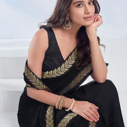 KALINI Woven Design Pure Georgette Saree image 2